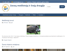 Tablet Screenshot of mzd.lt